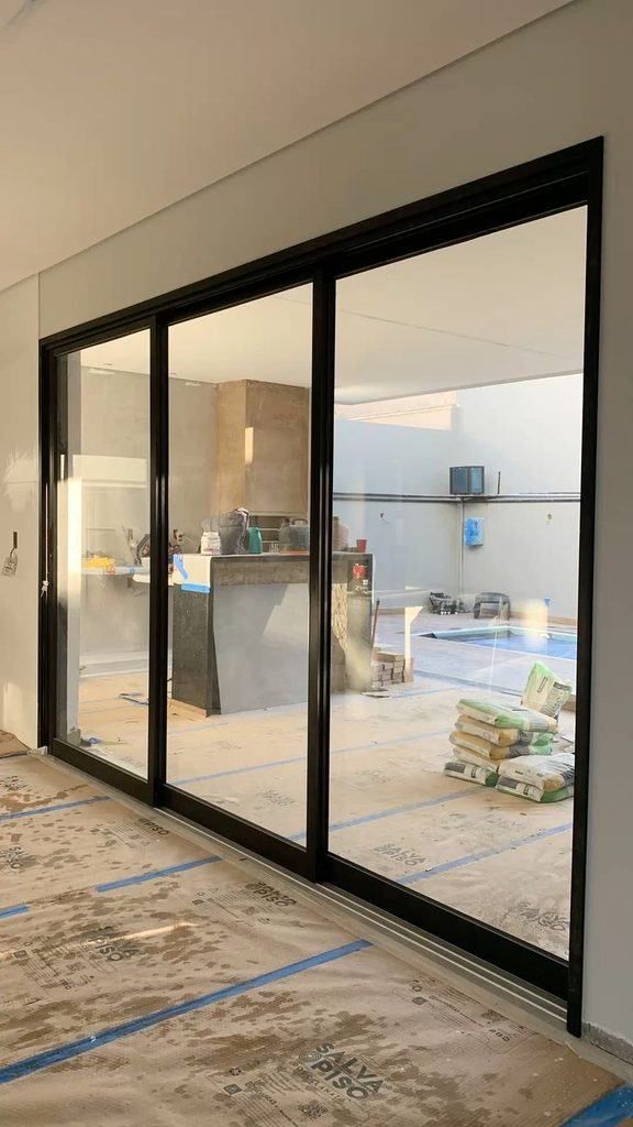 Aluminium doors